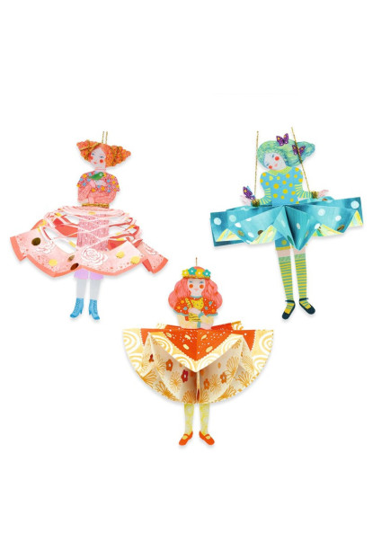  Papel creativo Vestidos DJECO