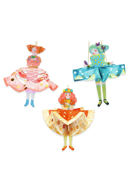  Papel creativo Vestidos DJECO