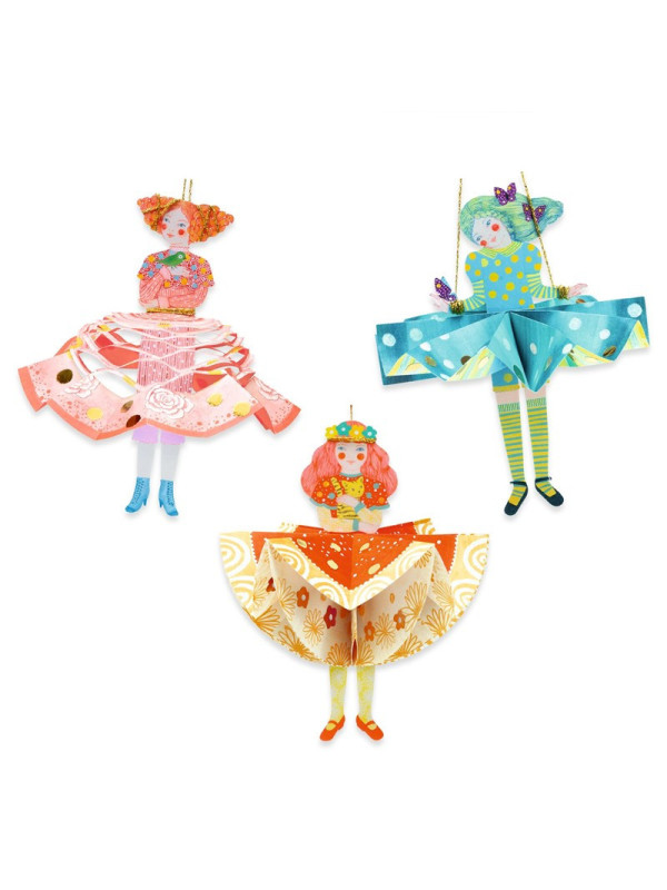  Papel creativo Vestidos DJECO