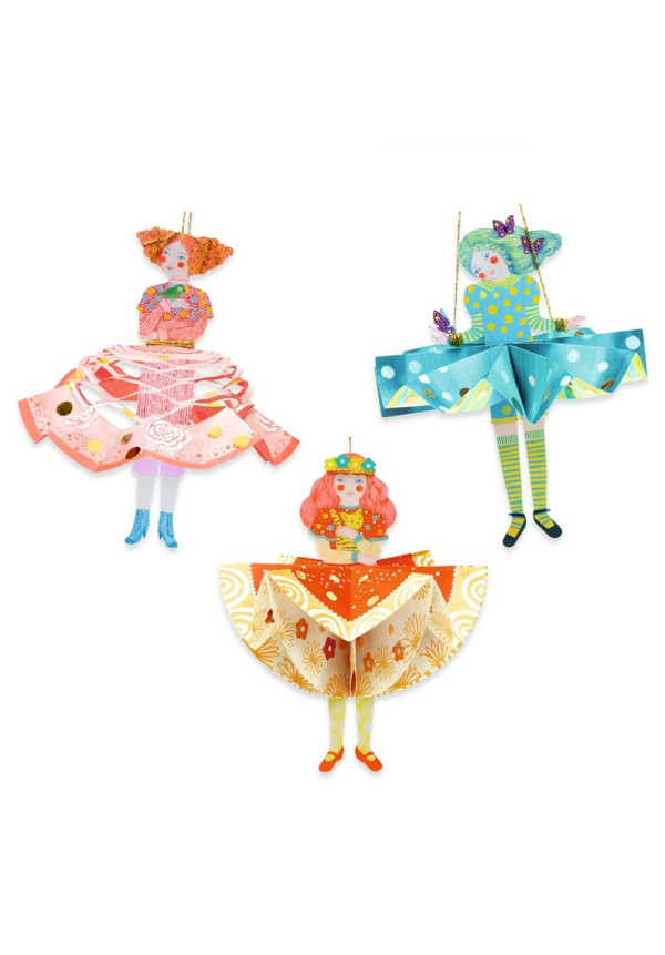  Papel creativo Vestidos DJECO