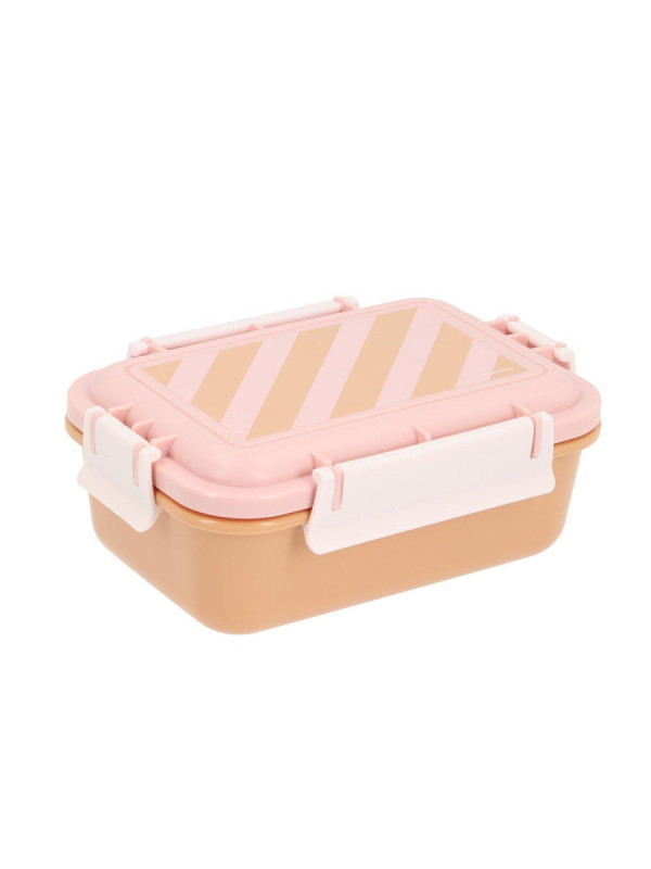 Caja Almuerzo Bento Big Stripes Pink Monnëka