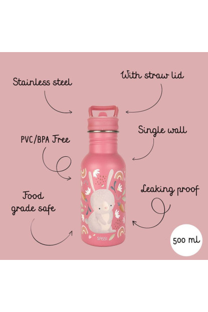 Botella Acero Inox Conejo SASSI