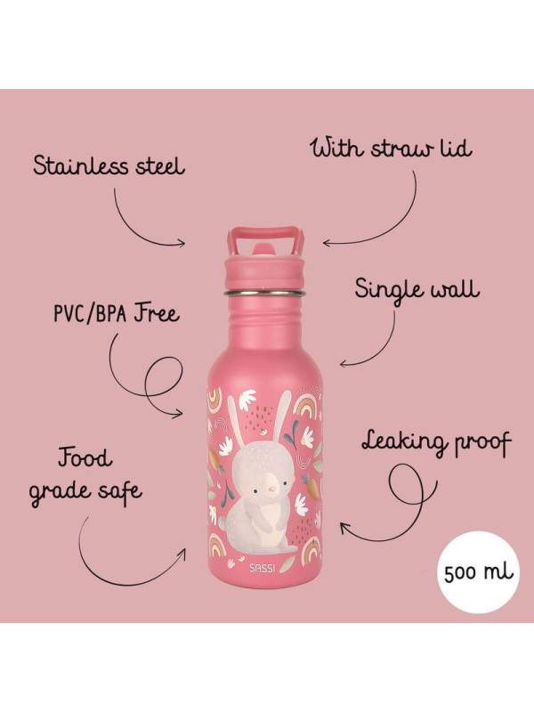 Botella Acero Inox Conejo SASSI
