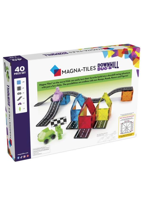 MAGNA TILES NEW Down Hill Duo Set 40 pcs