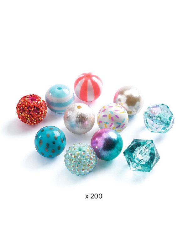 Perlas Plateadas DJECO