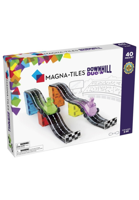 MAGNA TILES NEW Down Hill Duo Set 40 pcs