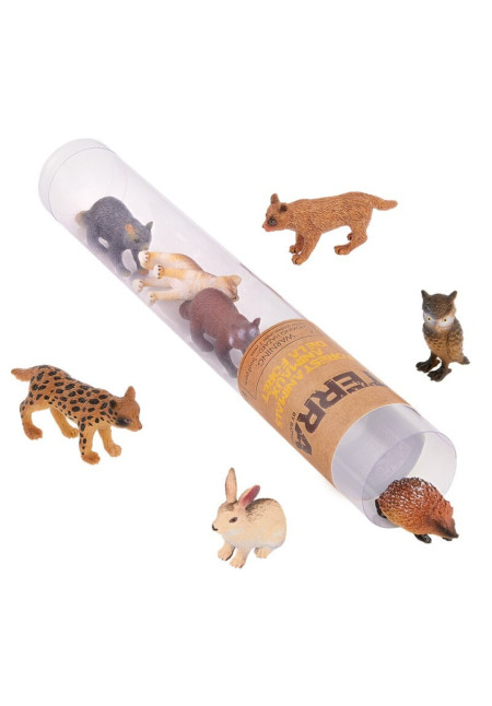 Terra Tubo de 8 animales del bosque 4-9 cm