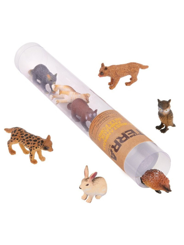 Terra Tubo de 8 animales del bosque 4-9 cm