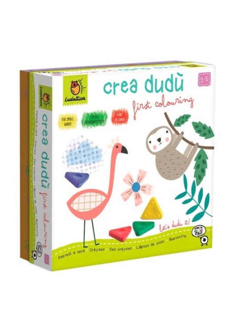 Crea Dudù First Colouring - Ceras de Color LUDATTICA