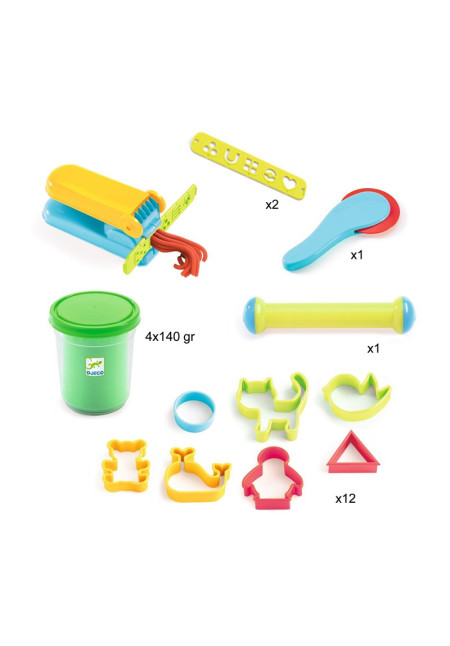 Pasta moldear Estuche con accesorios DJECO