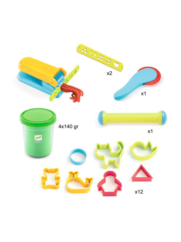 Pasta moldear Estuche con accesorios DJECO