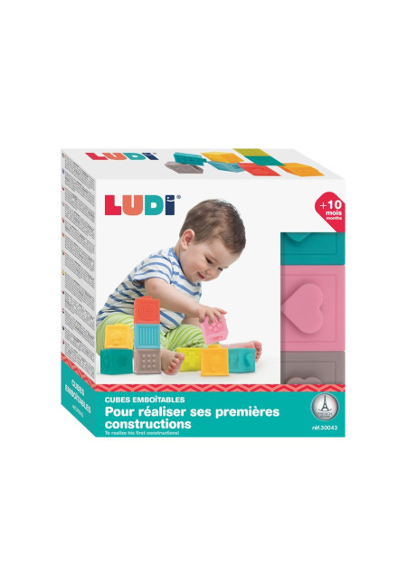 Conjunto 9 cubos aplilables Ludi