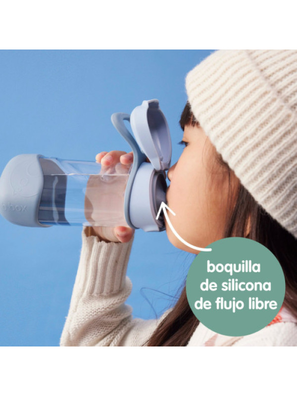 Botella tritán con boquilla y asa 450ml B.Box - Emerald Forest