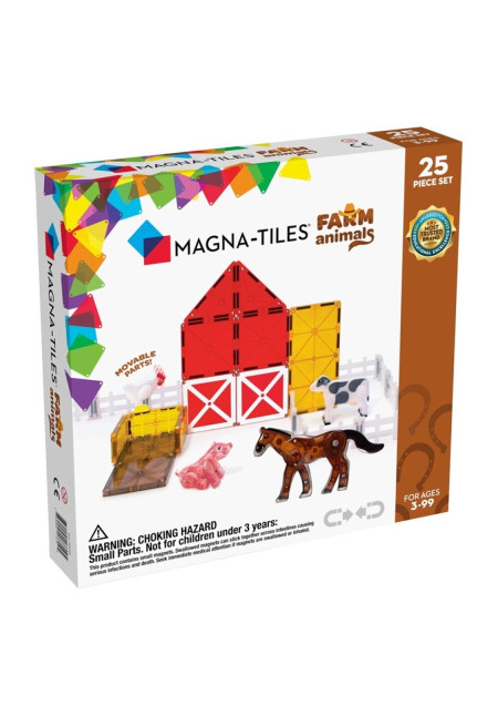 MAGNA-TILES Farm Animals Set 25pcs