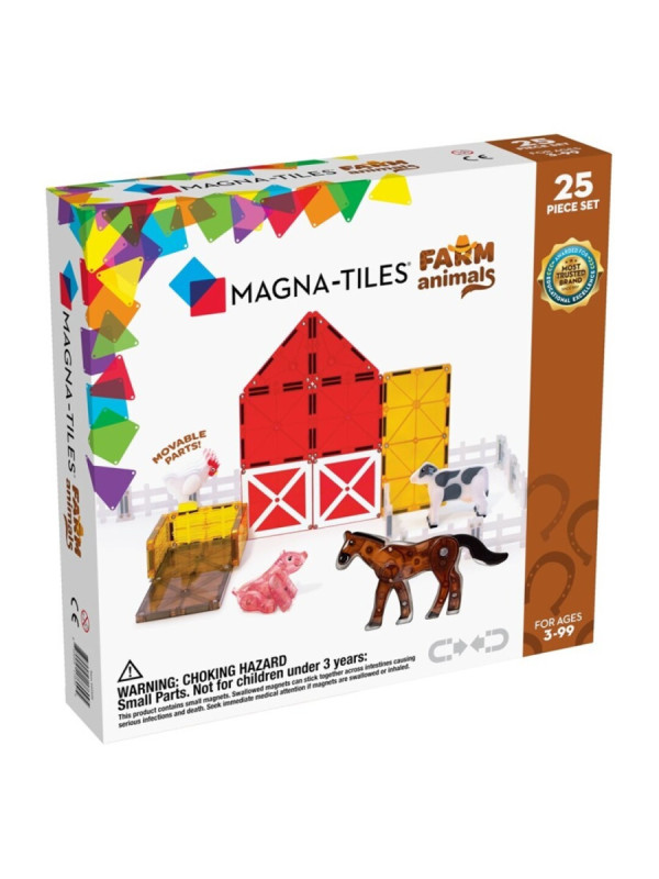 MAGNA-TILES Farm Animals Set 25pcs