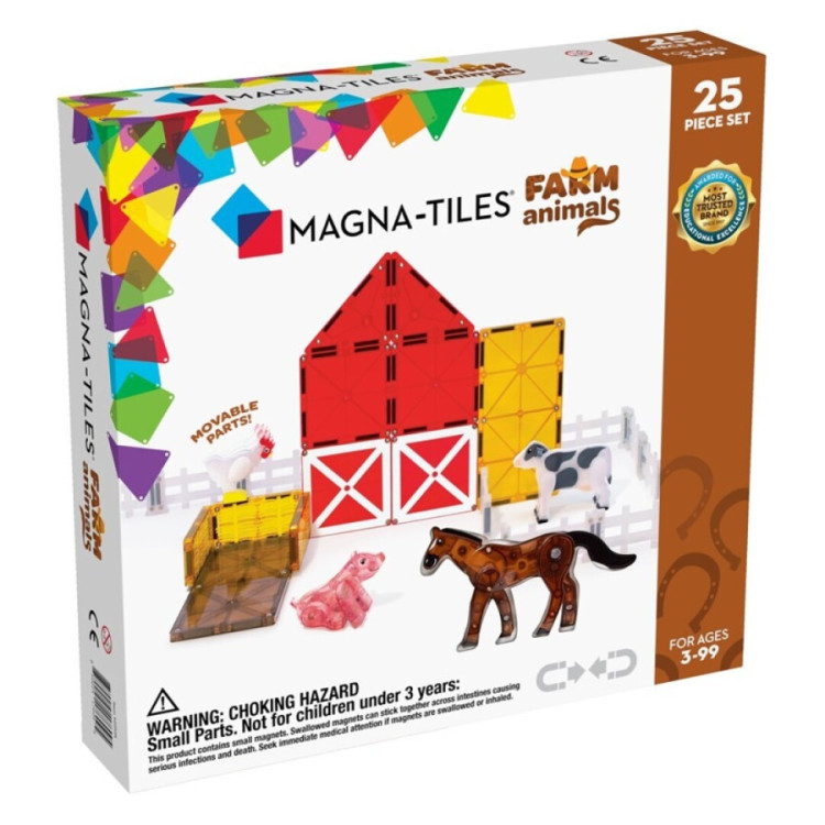 MAGNA-TILES Farm Animals Set 25pcs