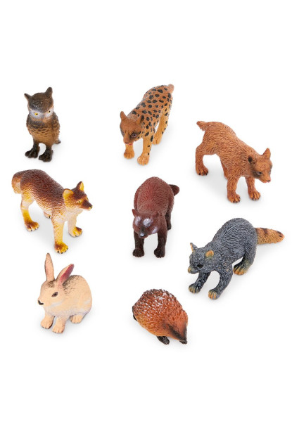 Terra Tubo de 8 animales del bosque 4-9 cm