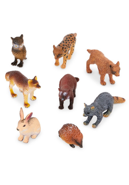 Terra Tubo de 8 animales del bosque 4-9 cm