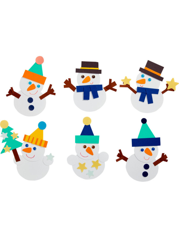 Set Creativo - Imágenes para Ventanas Muñeco de Nieve HABA
