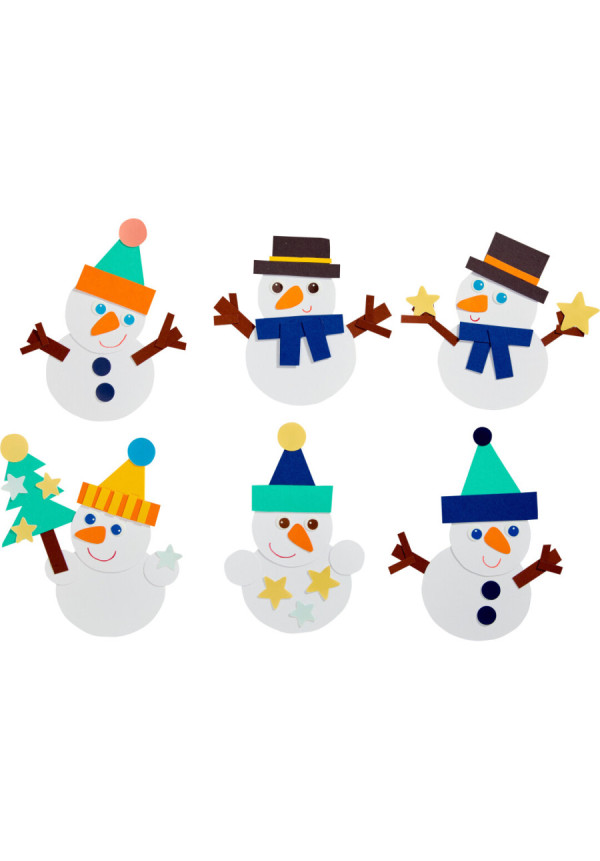 Set Creativo - Imágenes para Ventanas Muñeco de Nieve HABA