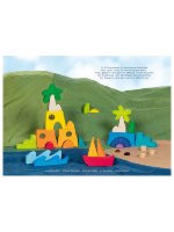 Puzzle paisaje Honolulu, con 3 piedras de vidrio GOKI