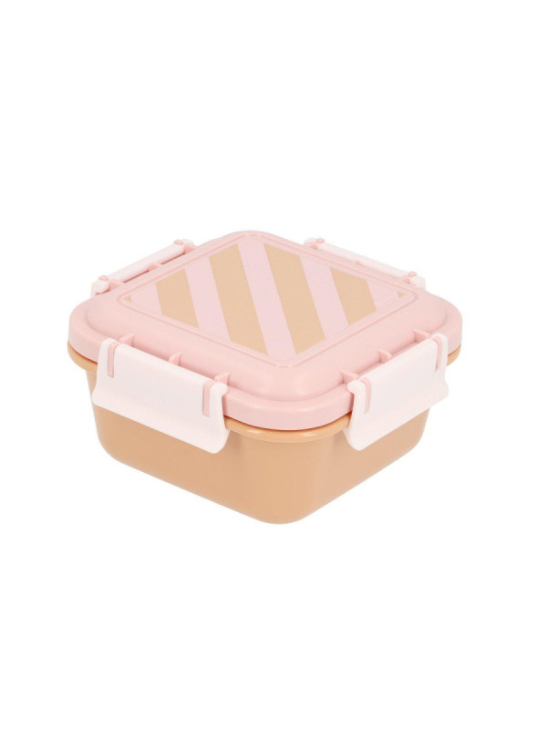Caja Almuerzo Grande Big Stripes Pink Monnëka