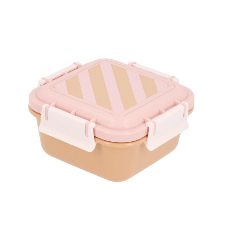 Caja Almuerzo Grande Big Stripes Pink Monnëka