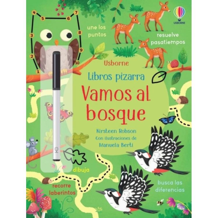 LIBRO:Vamos Al Bosque - Libros Pizarra Con Actividades