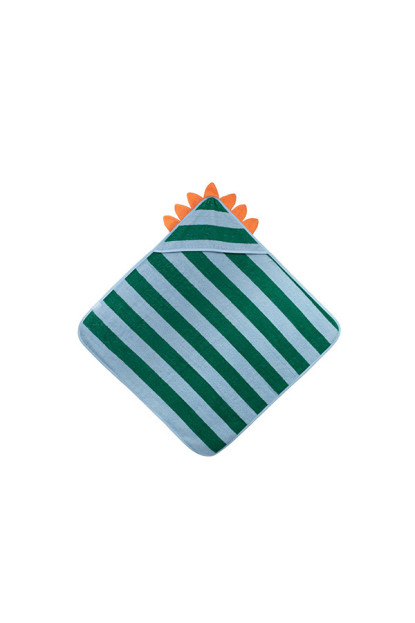 Toalla con capucha 100% algodón – 75 x 75 cm Dino Lagoon QUUT Toalla con capucha 100% algodón – 75 x 75 cm Dino Lagoon QUUT