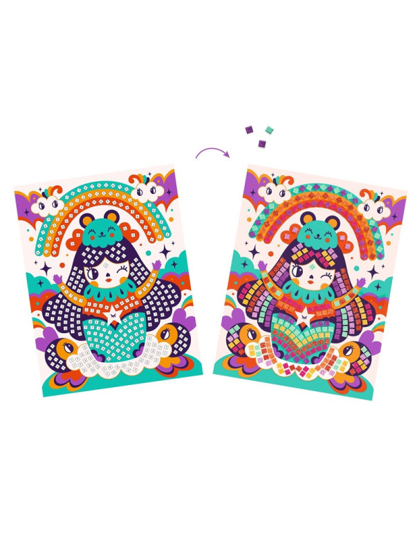 Mosáicos Kokeshi DJECO