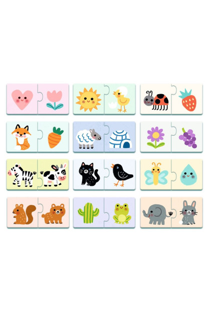 Educativos Puzzle dúo Colores DJECO