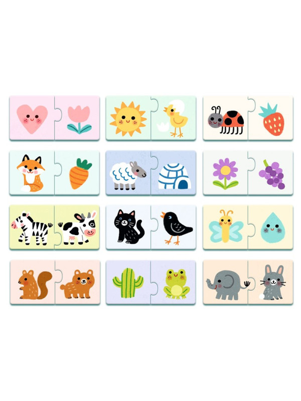Educativos Puzzle dúo Colores DJECO
