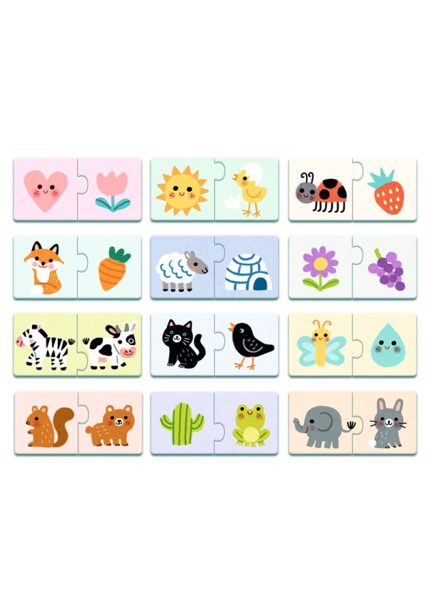 Educativos Puzzle dúo Colores DJECO