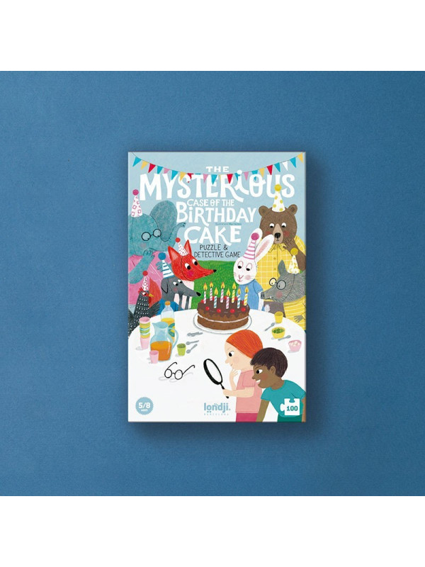 Puzzle /juego THE MYSTERIOUS CASE OF THE BIRTHDAY CAKE LONDJI