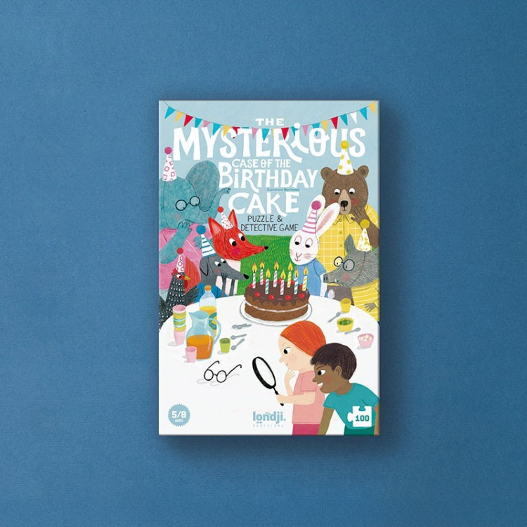 Puzzle /juego THE MYSTERIOUS CASE OF THE BIRTHDAY CAKE LONDJI
