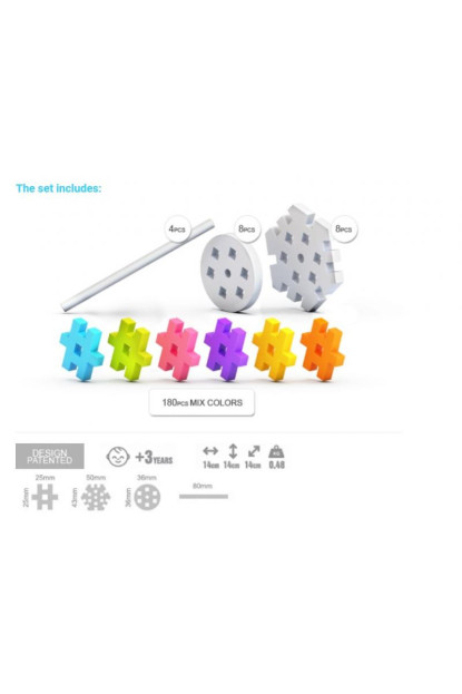 MELI BASIC CONSTRUCTOR 200 PIEZAS