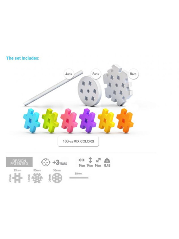 MELI BASIC CONSTRUCTOR 200 PIEZAS