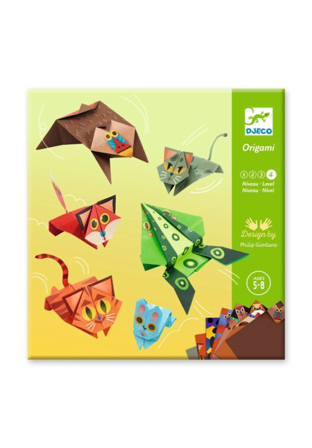 Papiroflexia Origami Animales saltarines DJECO