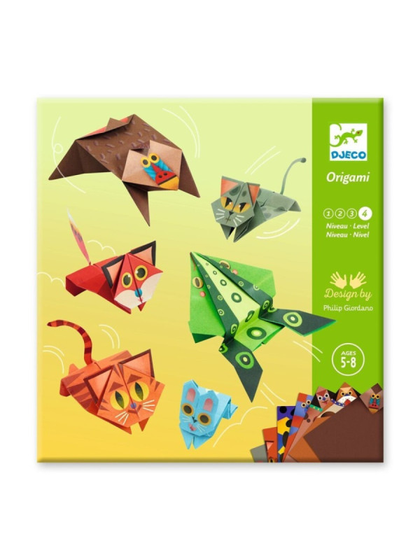 Papiroflexia Origami Animales saltarines DJECO