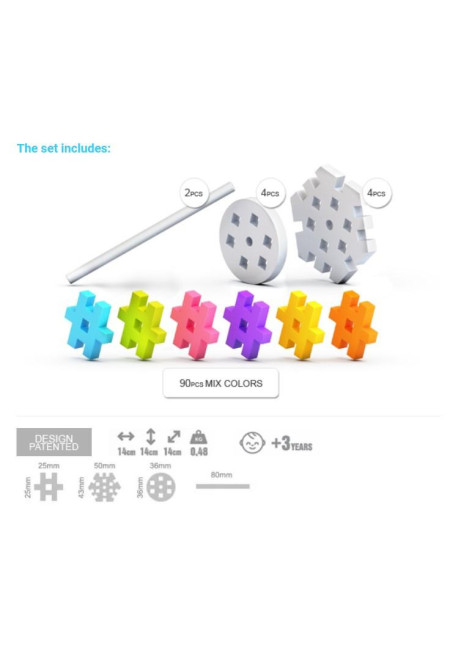 MELI BASIC CONSTRUCTOR 100 PIEZAS