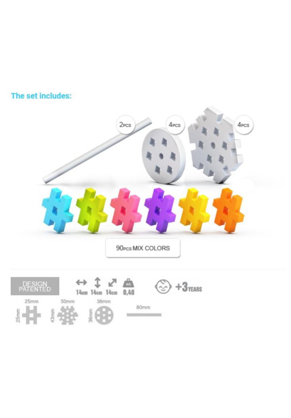 MELI BASIC CONSTRUCTOR 100 PIEZAS