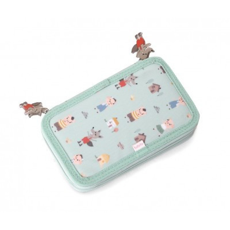 Estuche Plumier Doble The Three Little Pigs