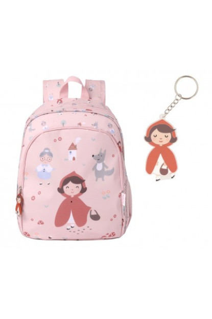 Mochila Mediana Little Red + Llavero 