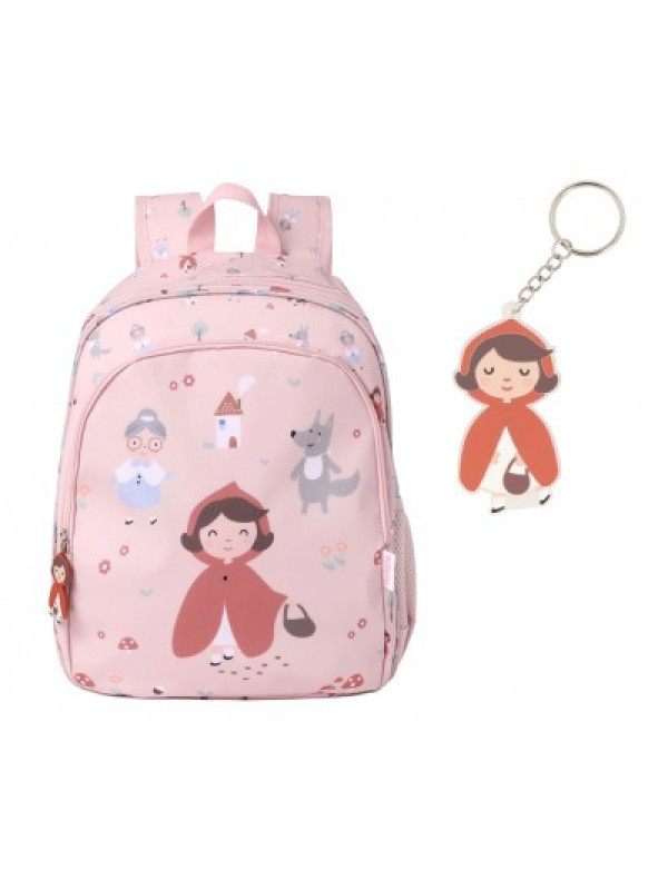 Mochila Mediana Little Red + Llavero 