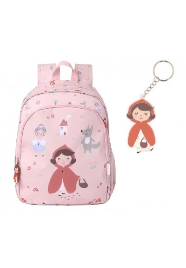 Mochila Mediana Little Red + Llavero 