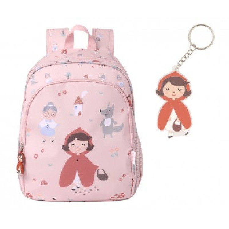 Mochila Mediana Little Red + Llavero 