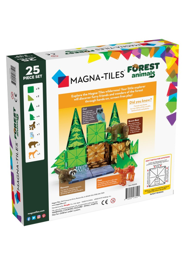 MAGNA-TILES Forest Animals Set 25pcs
