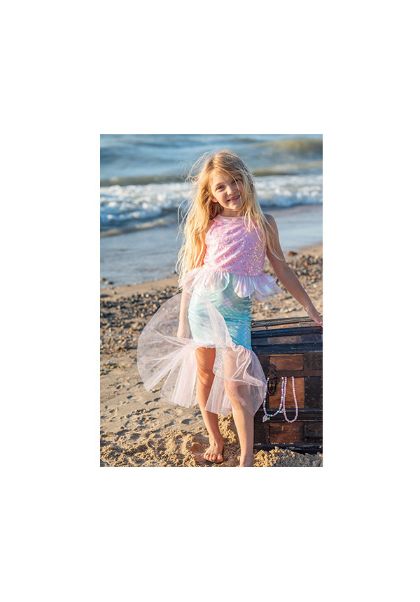 VESTIDO DE SIRENA ROSA TALLA 3-4 AÑOS GREAT PRETENDERS