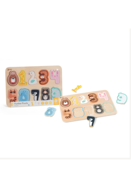 Puzzle Números pastel CLASSIC WORLD
