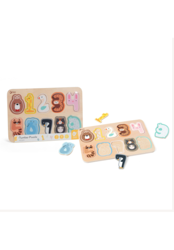 Puzzle Números pastel CLASSIC WORLD